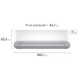 Ar-Condicionado Split Electrolux Color Adapt 18000 BTUS Quente e Frio Inverter 220V (YI18R-YE18R)