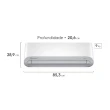 Ar Condicionado Split Electrolux Color Adapt 9000 BTUS Frio 220V UI09F-UE09F