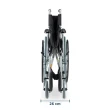 Cadeira de Rodas Dobravel Dellamed em Aço até 100KG D100 5588