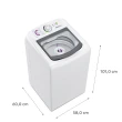 Lavadora de Roupas Consul 9KG Branca 220V CWB09BB